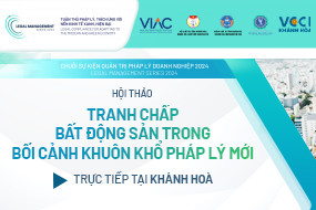 [LMS2024] Hội thảo "Tranh chấp bất động sản trong bối cảnh khung khổ pháp lý mới"
